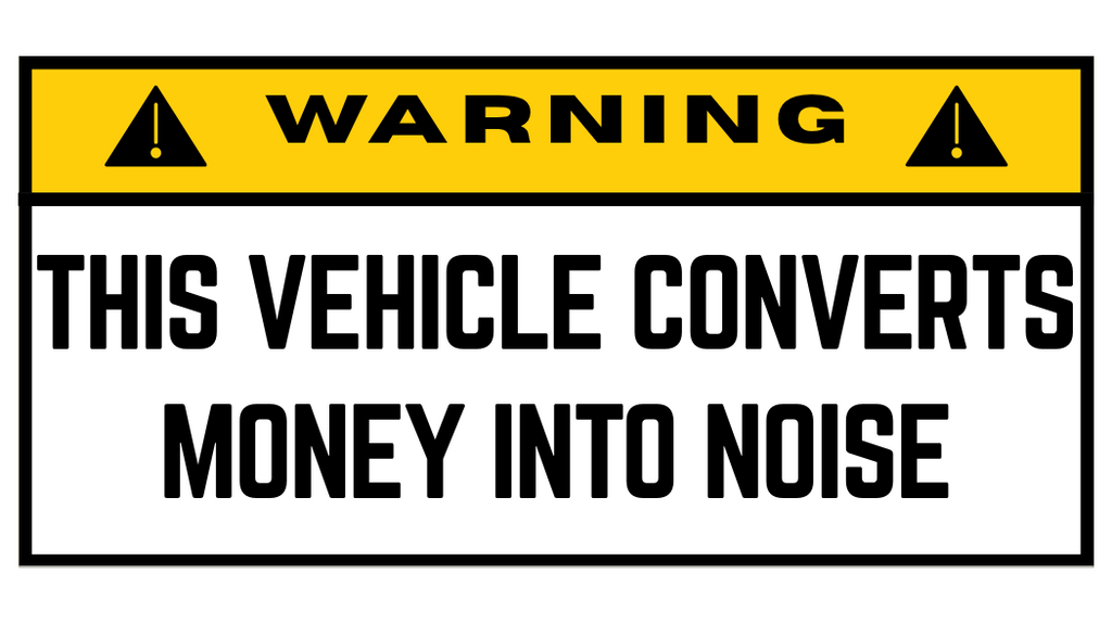 This Vehicle Converts Money Into Noise