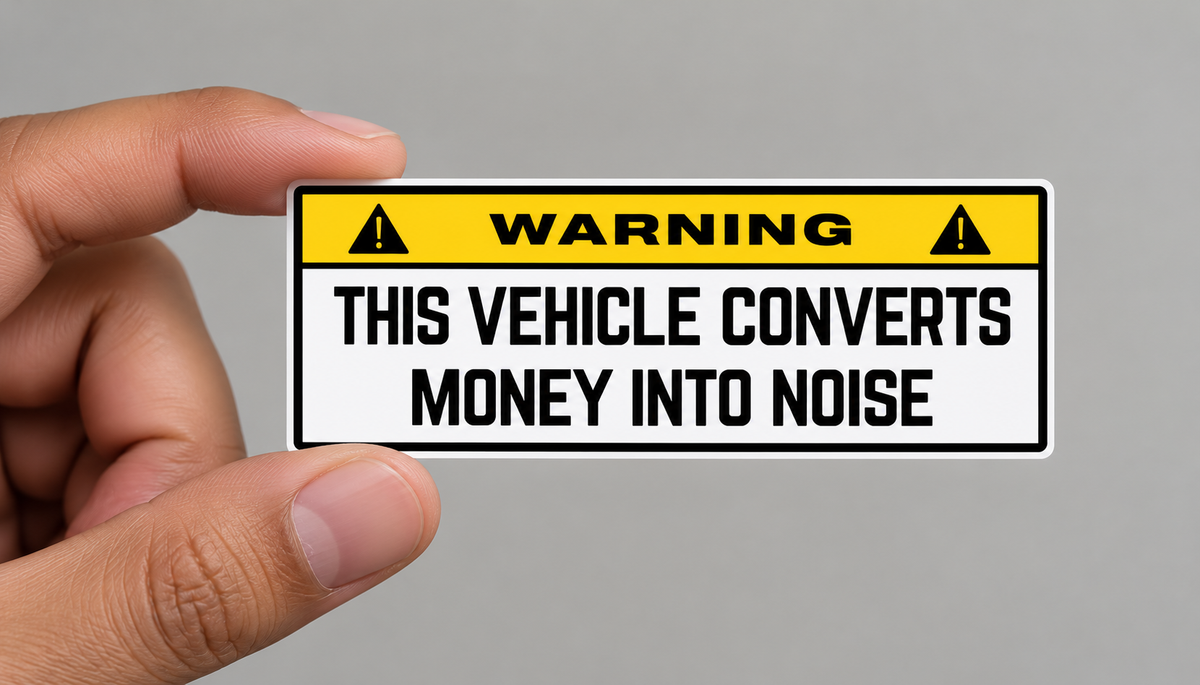 This Vehicle Converts Money Into Noise